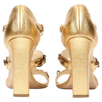 Chanel Gouden sandalen