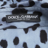 Dolce & Gabbana Camicetta di seta con motivo