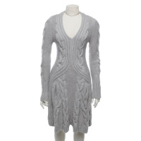 Hugo Boss Gebreide jurk in grijs