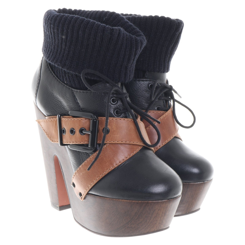 Kurt Geiger Ankle boots in black / brown