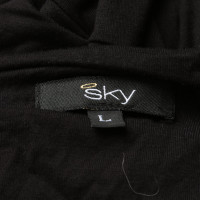 Sky Robe en Jersey en Noir