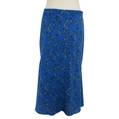 Alexander McQueen Skirt Viscose in Blue