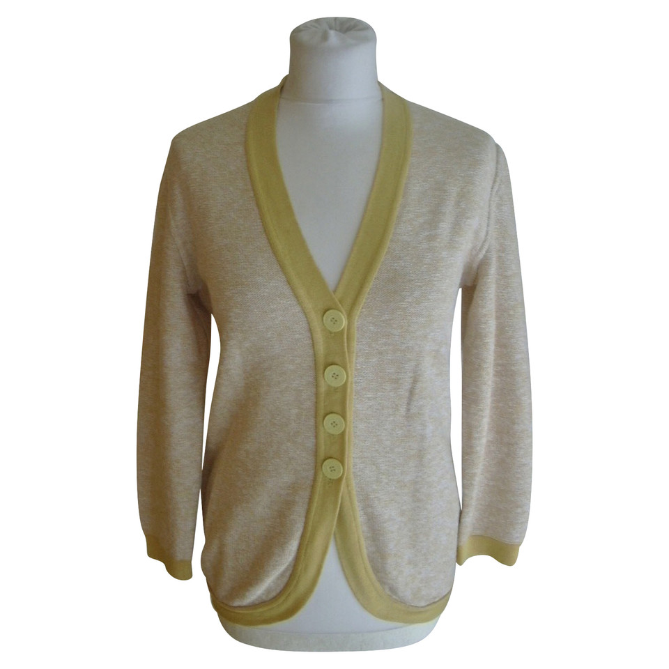 Jean Louis Scherrer Tricot en Coton en Jaune