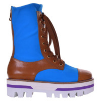 Dolce & Gabbana Boots in blue / brown