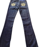 Victoria Beckham For Rock & Republic Jeans Cotton in Blue