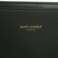 Saint Laurent Sac de Jour Large aus Leder in Grün