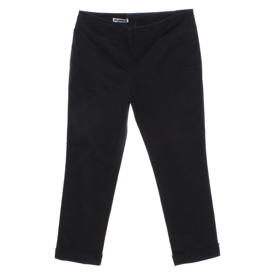 Jil Sander Paio di Pantaloni in Cotone in Nero