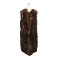 Ralph Lauren Purple Label Vest Fur in Brown