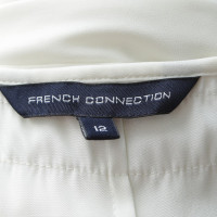 French Connection Mini robe à la crème