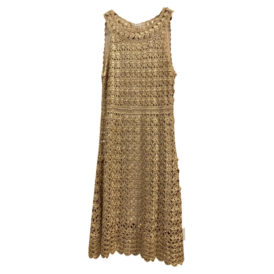 Diane Von Furstenberg Kleid aus Seide in Gold