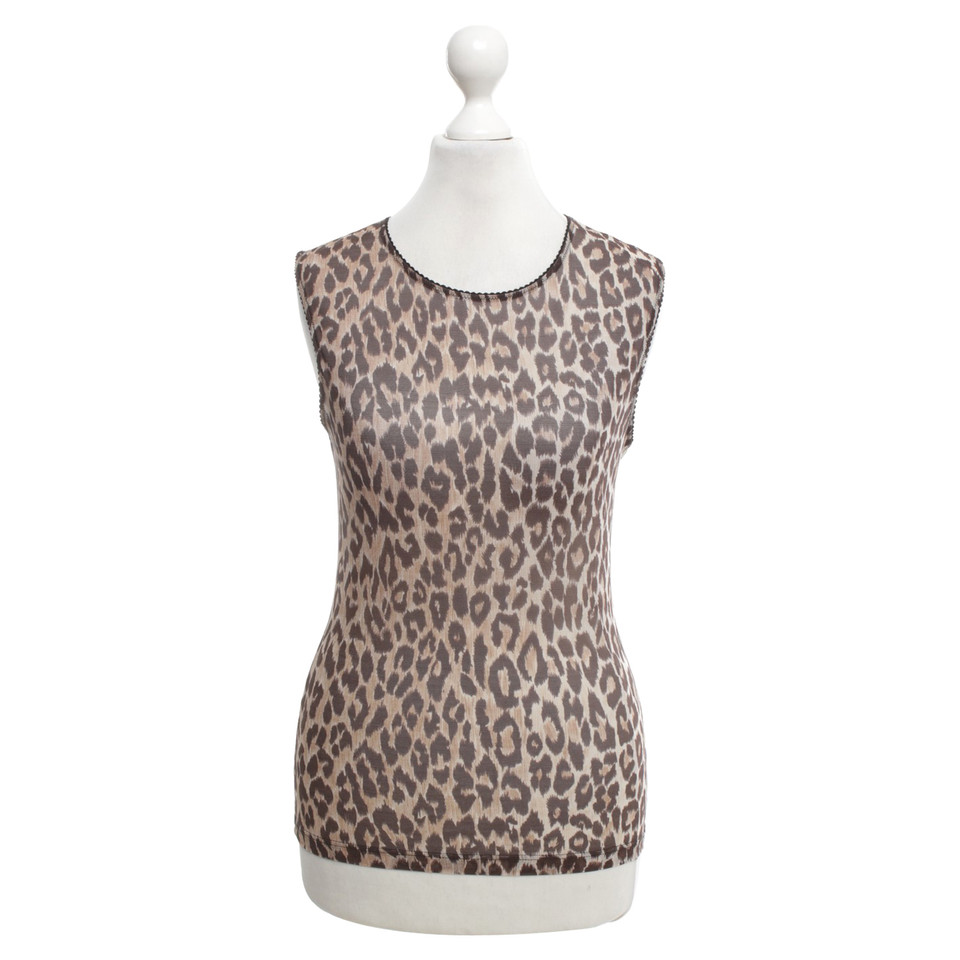 Dolce & Gabbana Top with leopard pattern