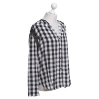 Sandro Blouse with check pattern