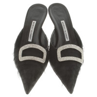 Manolo Blahnik Slingbacks in Schwarz