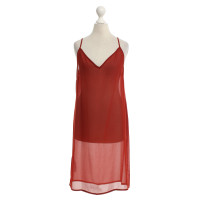 Comptoir Des Cotonniers Silk dress in red