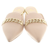 Aigner Slippers/Ballerinas Leather in Nude