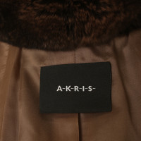 Akris Costume with fur trim