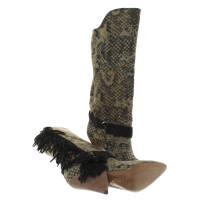 Isabel Marant Boots with python print