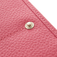 Longchamp Täschchen/Portemonnaie aus Leder in Rosa / Pink