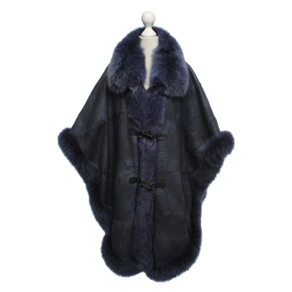 Altre marche INTUITION Paris - Giacca / cappotto di pelliccia blu