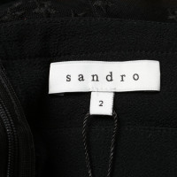 Sandro Kleid aus Viskose in Schwarz