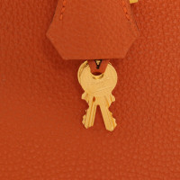 Hermès Birkin Bag 40 aus Leder in Orange