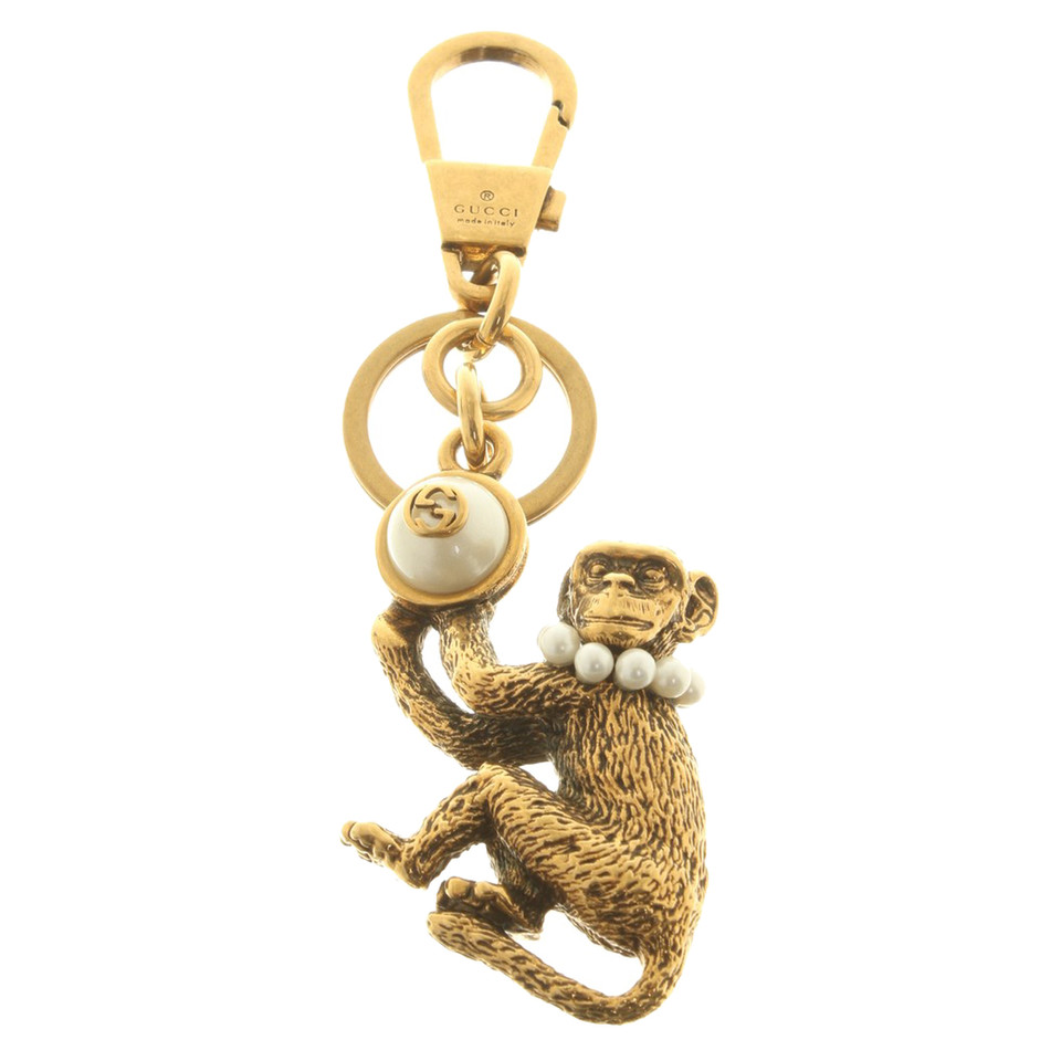 Gucci Gold colored key chain