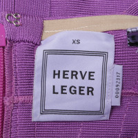 Hervé Léger Robe en violet