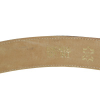 Escada Black belt with gold buckle