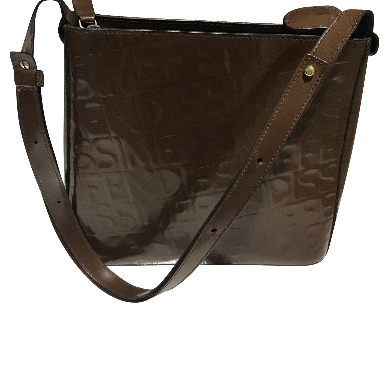 Fendi Shoulder bag Leather in Brown - Second Hand Fendi Shoulder bag  Leather in Brown buy used for 170€ (4155027)