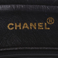 Chanel Schoudertas in blauw / crème