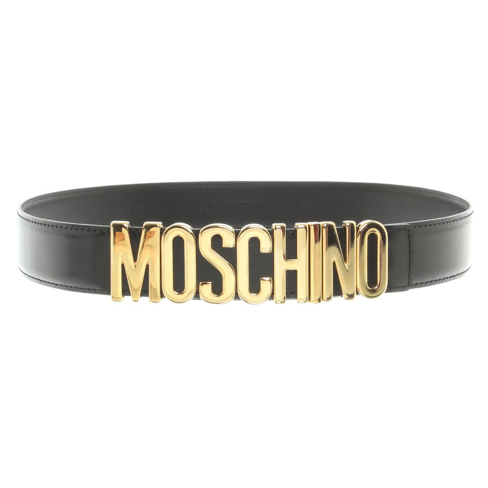 Moschino Gürtel mit Logoschriftzug