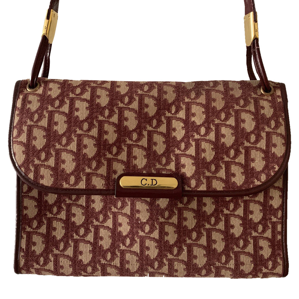 Christian Dior Borsa a tracolla in Bordeaux