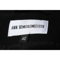 Ann Demeulemeester Jas/Mantel in Zwart