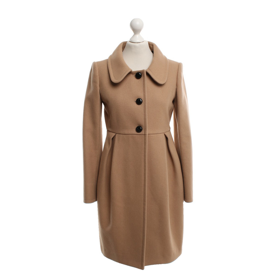 Miu Miu Manteau en brun clair