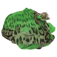 Roberto Cavalli Fluo groene sjaal