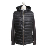 Closed Down jacket with material mix