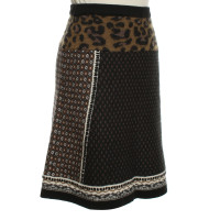 Etro Knitted skirt with pattern