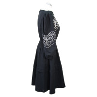 Pinko Kleid aus Baumwolle in Schwarz