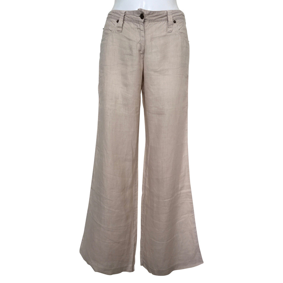 Armani Jeans Pantaloni di lino beige