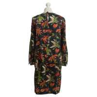 L'autre Chose Silk dress with floral print