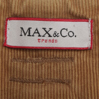 Max & Co pantaloni Cord in Beige