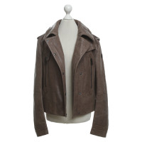 Belstaff Veste en cuir en taupe