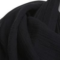 Giorgio Armani sciarpa di seta in nero