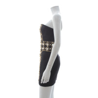 Balmain Kleid mit Schmucksteinen