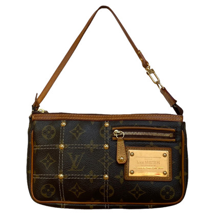 Louis Vuitton Riveting Bag Leather in Brown