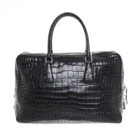 Prada Black crocodile leather bag