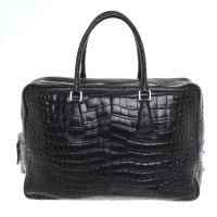 Prada Black crocodile leather bag