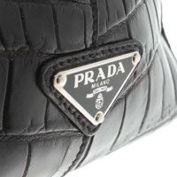 Prada Black crocodile leather bag