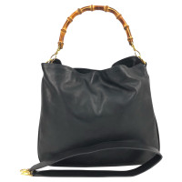 Gucci Bamboo Bag en Cuir en Noir