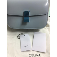Céline Shoulder bag Leather in Turquoise